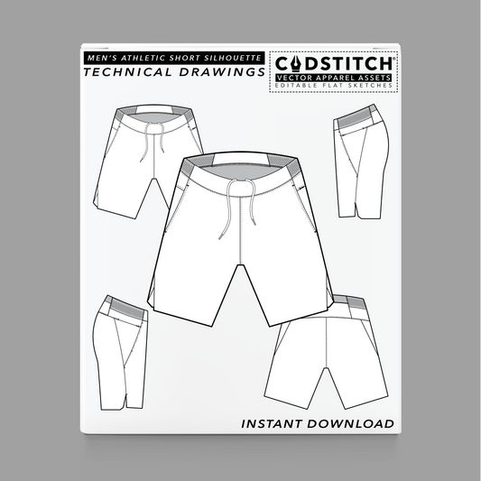 MEN'S ATHLETIC SHORT SILHOUETTE 3