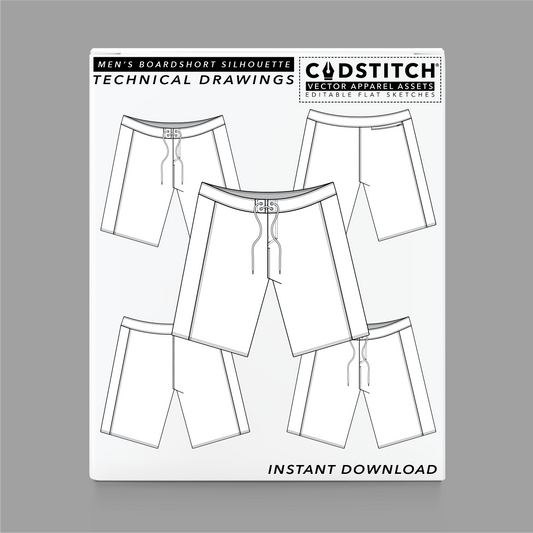 MEN'S BOARDSHORT SILHOUETTE 1