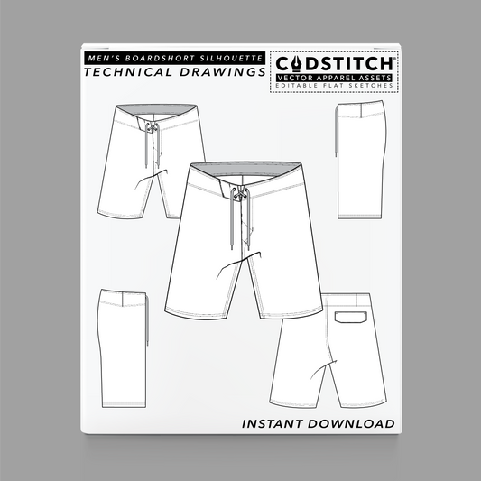 MEN'S BOARDSHORT SILHOUETTE 2