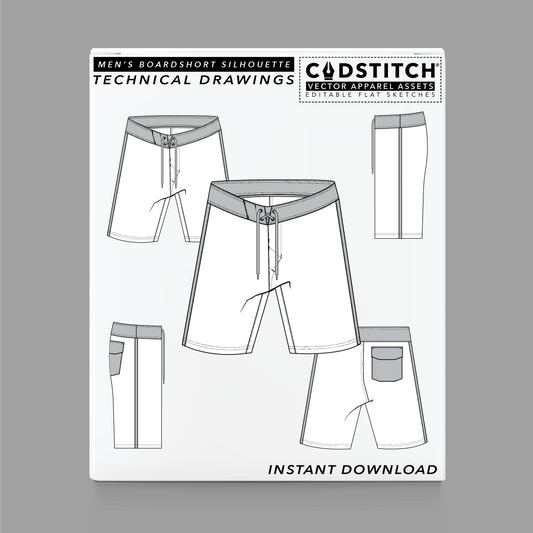 MEN'S BOARDSHORT SILHOUETTE 3