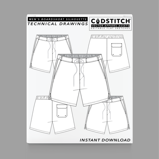 MEN'S BOARDSHORT SILHOUETTE 4