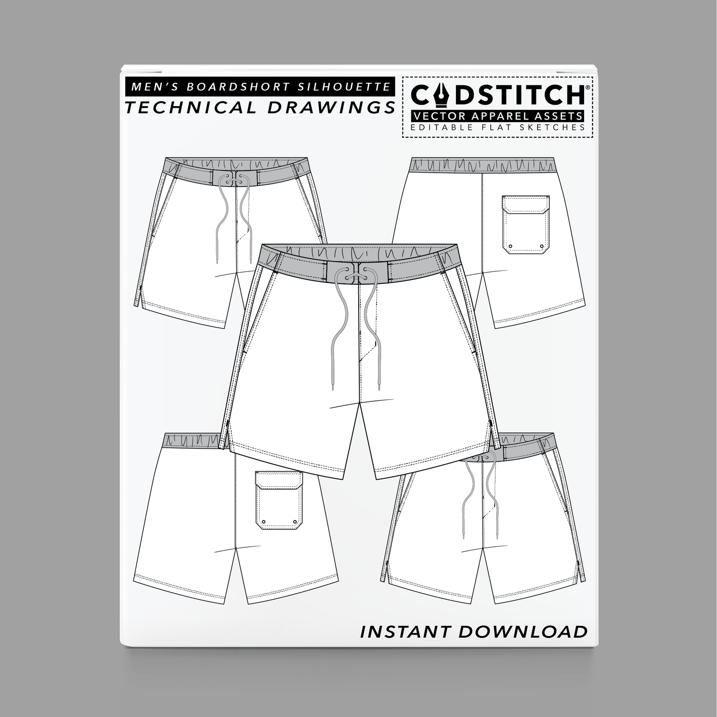 MEN'S BOARDSHORT SILHOUETTE 5