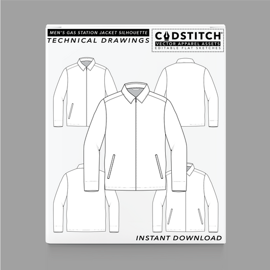 MEN'S GAS STATION JACKET SILHOUETTE 1