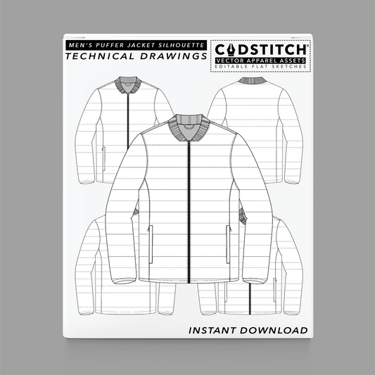 MEN'S PUFFER JACKET SILHOUETTE 3