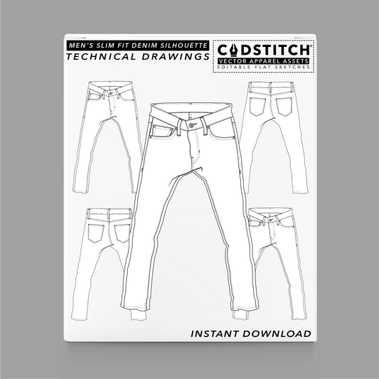 MEN'S SLIM FIT DENIM SILHOUETTE