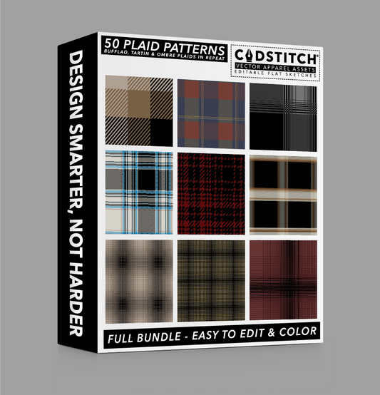 50 Plaid Patterns - Full Bundle