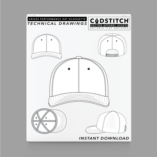 UNISEX PERFORMANCE HAT SILHOUETTE 2
