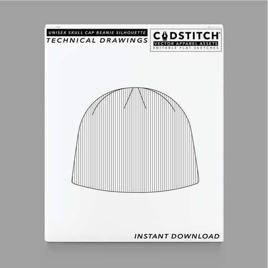 UNISEX SKULL CAP BEANIE SILHOUETTE 1