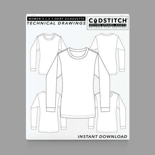WOMEN'S L.S T-SHIRT SILHOUETTE 2