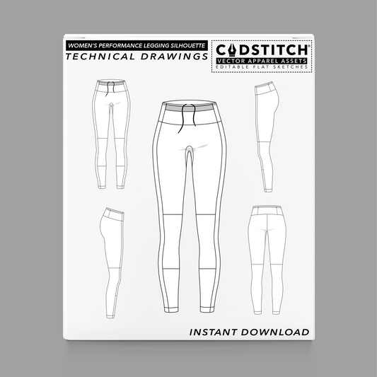 WOMEN'S PERFORMANCE LEGGING SILHOUETTE 4