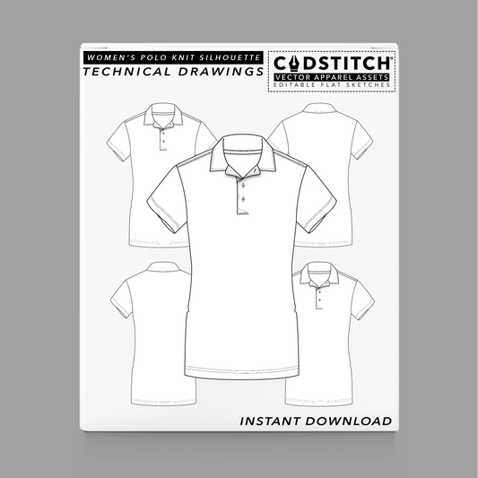WOMEN'S POLO KNIT SILHOUETTE 1