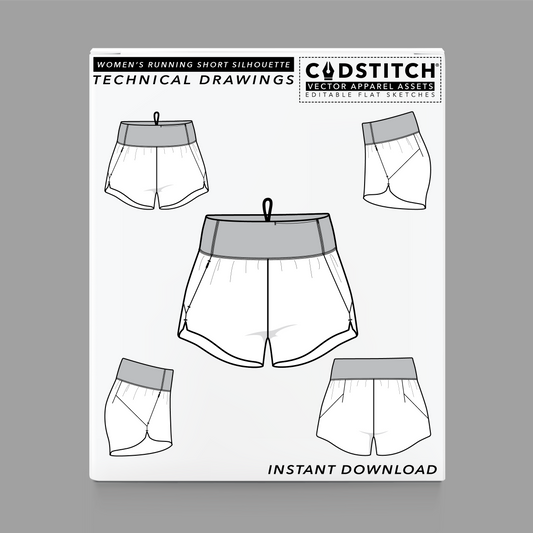 WOMEN'S RUNNING SHORT SILHOUETTE