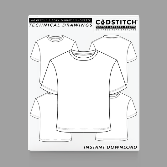 WOMEN'S S.S BOXY T-SHIRT SILHOUETTE 1