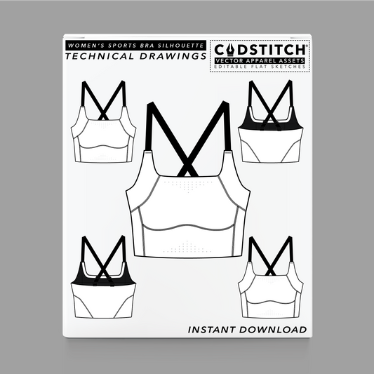 WOMEN'S SPORTS BRA SILHOUETTE 1