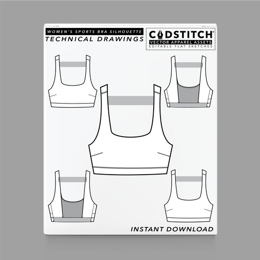 WOMEN'S SPORTS BRA SILHOUETTE 3