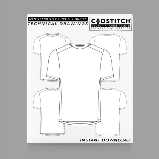MEN'S TECH S.S T-SHIRT SILHOUETTE 2